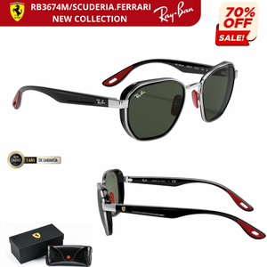 🚨-70% RayBanFerrari 3674M/UV400/Original/Últimas Ofertas🏁 50mm