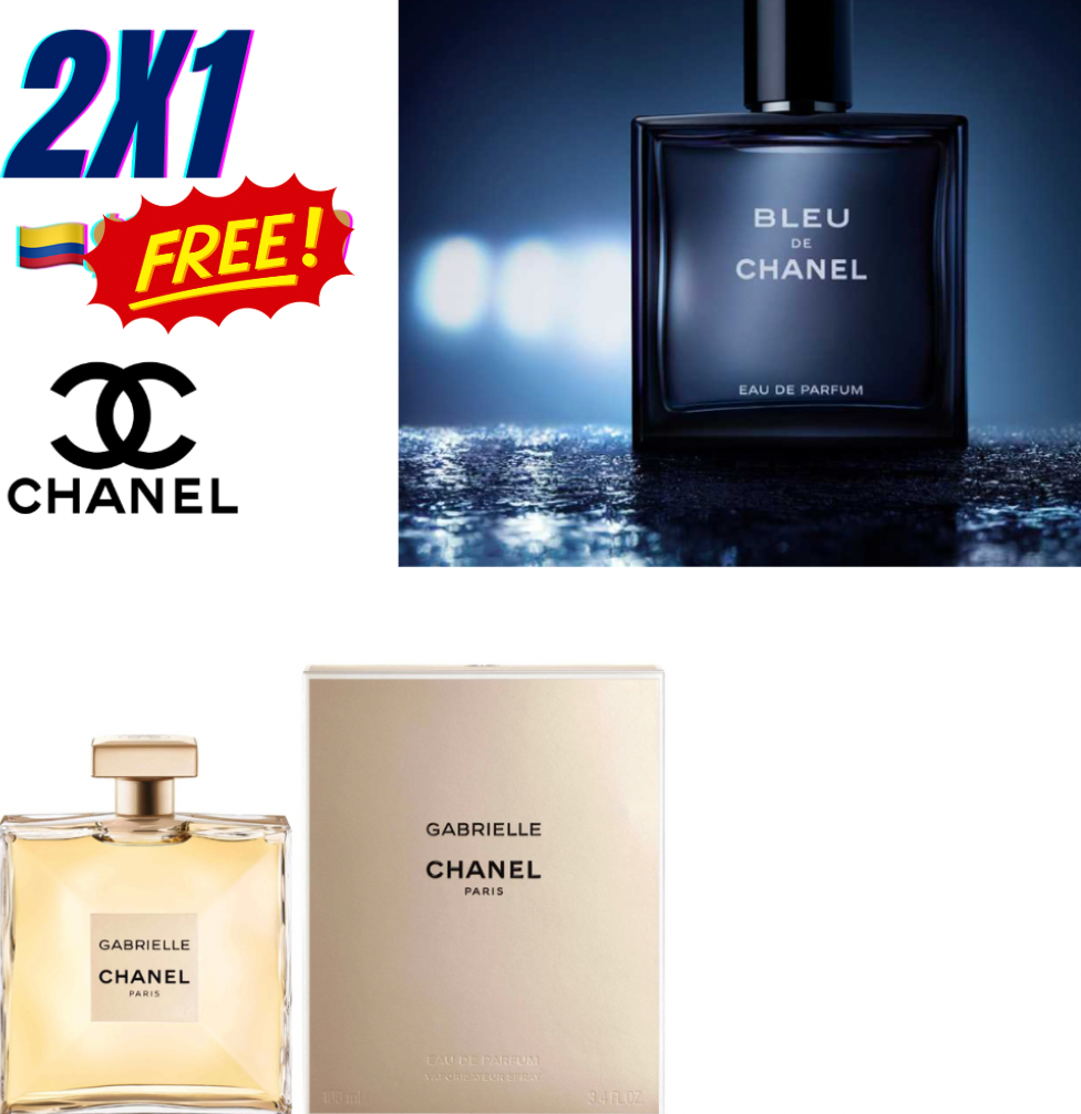 🎁2x1 BLEU CHANEL (Men) + GABRIELLE CHANEL (Women)100 ML/ Liquidación HOY🔥