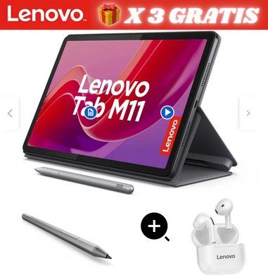 🎁 GRATIS 3 Productos Lenovo M11 128GB +Lapiz smart+Audifonos/2 COMBOS!🇨🇴