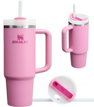 🚨-70% Stanley Quencher H2.0 Flowstate Tumbler 40oz 1.2 Litros Pink Icicle🔥