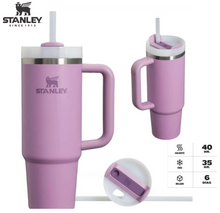 🚨-70% Stanley Quencher H2.0 Flowstate Tumbler 40oz 1.2 Litros Pink Icicle🔥