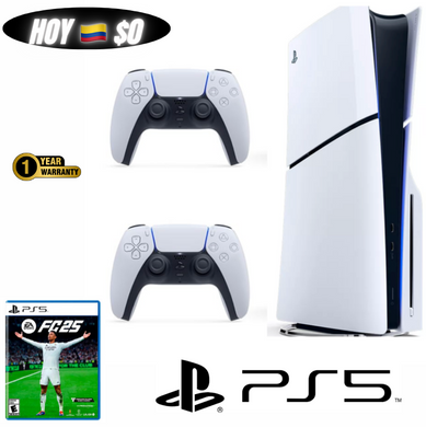 🎁SIN COSTO! PS5 2 CONTROLES +EA SPORTS FC 25