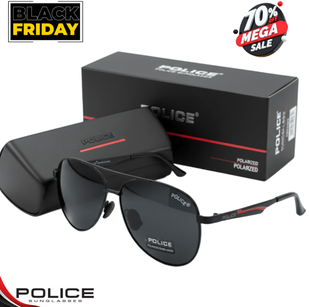 🎁-70%POLICE® Black Edition/Polarized/UV400/Original🕶️