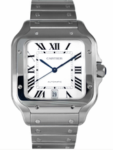 🎁SIN COSTO! Cartier Santos ADLC /Automatic/Calendar/ 2 Ofertas Clientes🔥