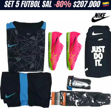🚨-80% NIKE SET Fut/ Zapatillas+Canilleras+unidorme+Morral/ NIKE🔥