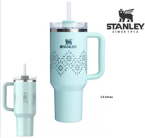 🎁GRATIS! Stanley Quencher H2.0 Flowstate Tumbler 40oz 1.2 Litros Pink Icicle🔥