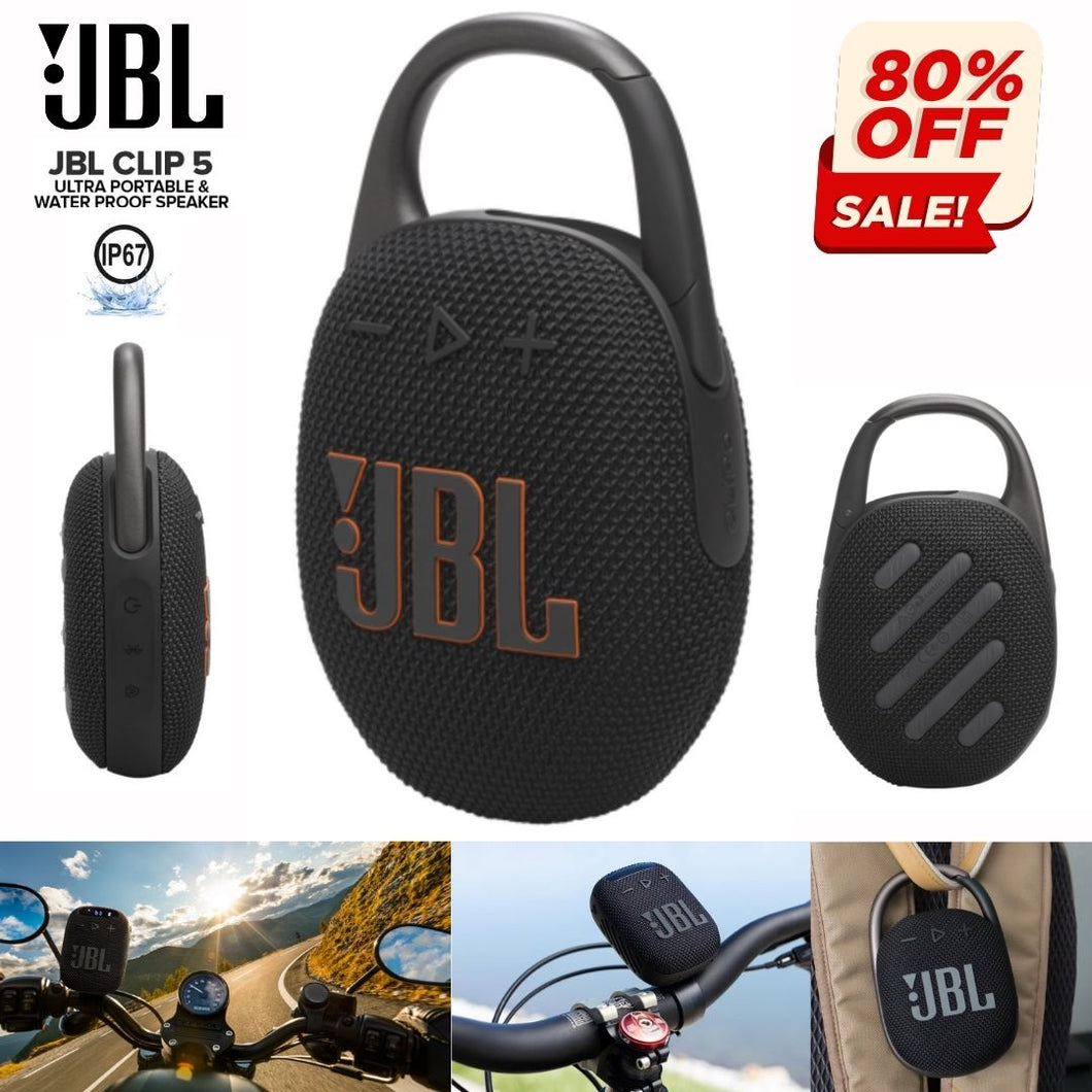 🚨-80% JBL.Clip5/Ultra Sonido HD Portatil🔊