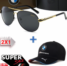 🚨2x1 BMW.F1,Sunglasses UV400 Polarized + Gorra F1 Puma🏁
