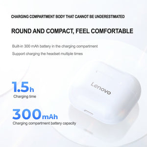 🎁2X1  Lenovo LP40 TWS Wireless Earphone Bluetooth 5.0🔥