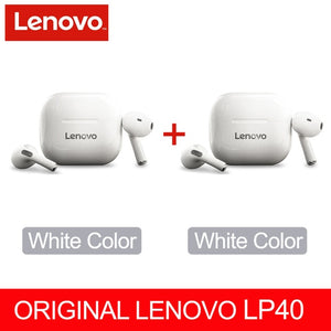 🎁2X1  Lenovo LP40 TWS Wireless Earphone Bluetooth 5.0🔥