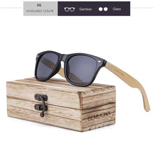 Sunglasses Bemucna Bamboo, Polarized, HD, UV 400, 2020